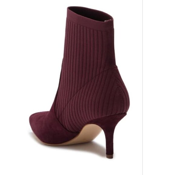 Marc Fisher Albinia Sock Boot burgundy - Picture 2 of 13
